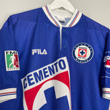 1998/99 CRUZ AZUL *MINT* HOME SHIRT (L) FILA