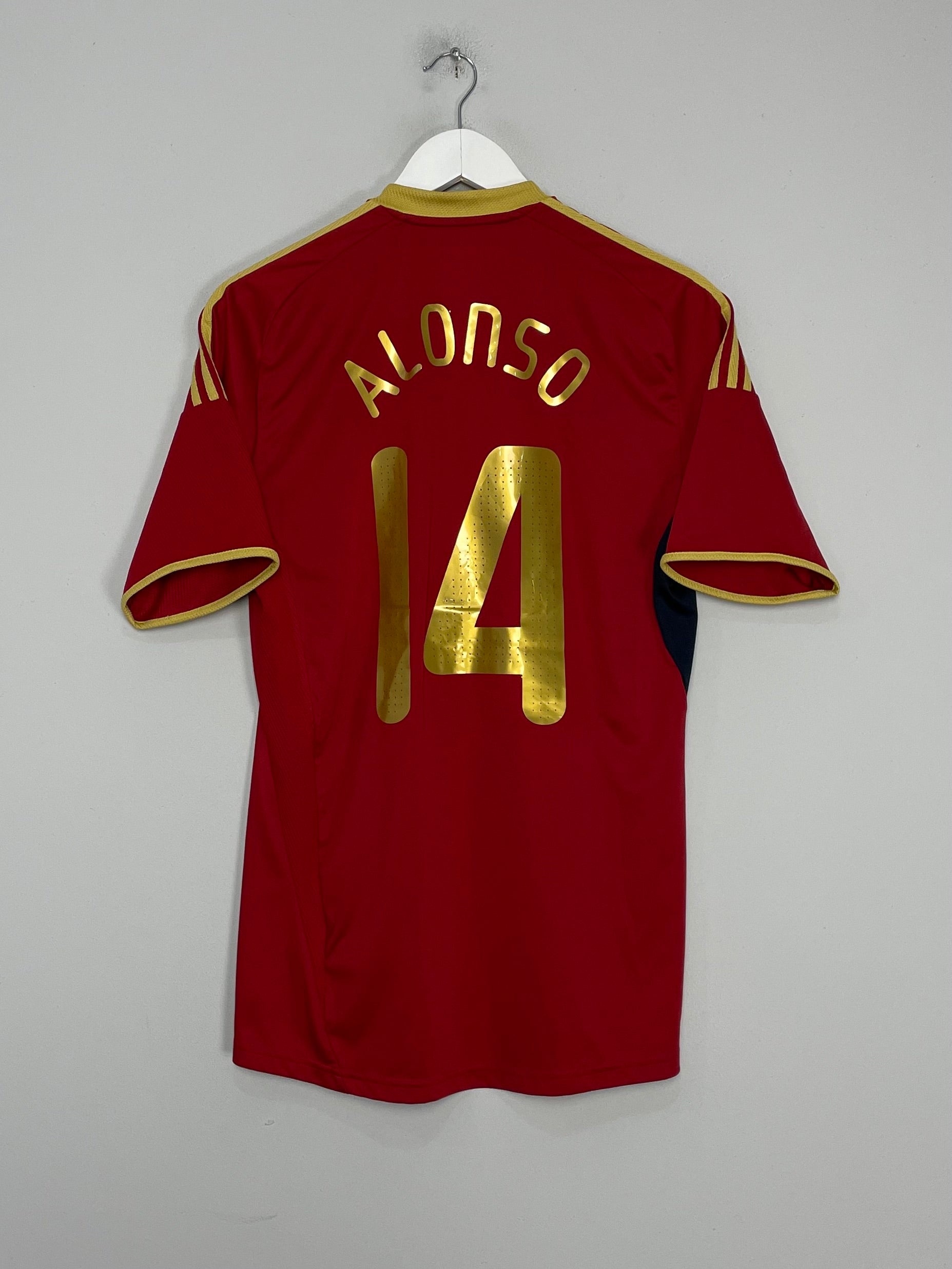 2009/10 SPAIN ALONSO #14 HOME SHIRT (M) ADIDAS