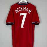 2002/04 ENGLAND BECKHAM #7 AWAY SHIRT (L) UMBRO