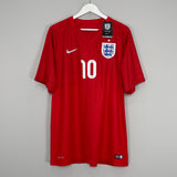 2014/15 ENGLAND ROONEY #10 *BNWT* AWAY SHIRT (XL) NIKE