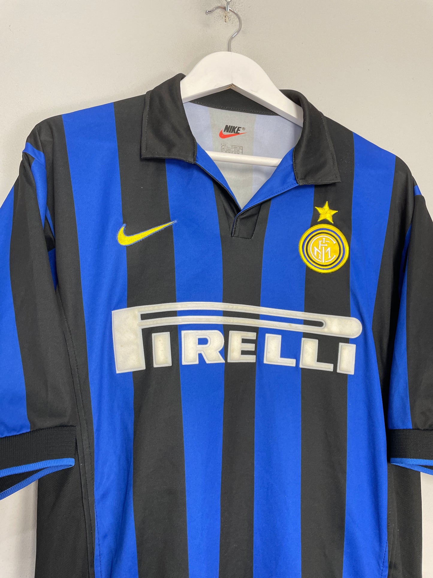 1998/99 INTER MILAN RONALDO #9 HOME SHIRT (L) NIKE