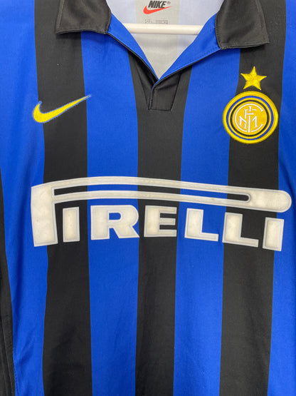 1998/99 INTER MILAN RONALDO #9 HOME SHIRT (L) NIKE