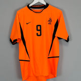 2002/04 NETHERLANDS V.NISTELROOY #9 HOME SHIRT (S) NIKE