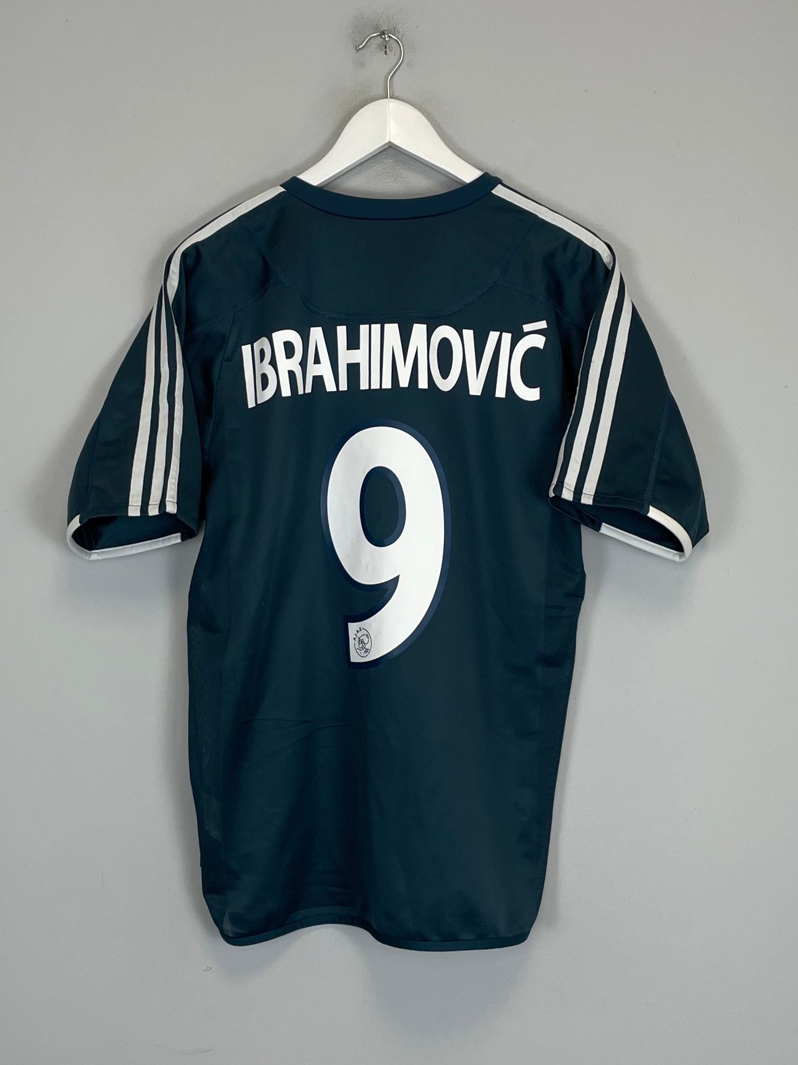 2003/04 AJAX IBRAHIMOVIC #9 AWAY SHIRT (S) ADIDAS