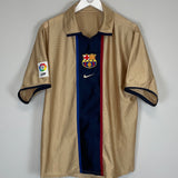 2001/03 BARCELONA AWAY SHIRT (L) NIKE