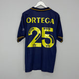 1995/97 VALENCIA ORTEGA #25 AWAY SHIRT (M) LUANVI