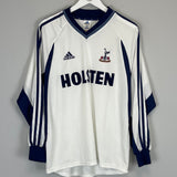 2001/02 TOTTENHAM L/S HOME SHIRT (M) ADIDAS