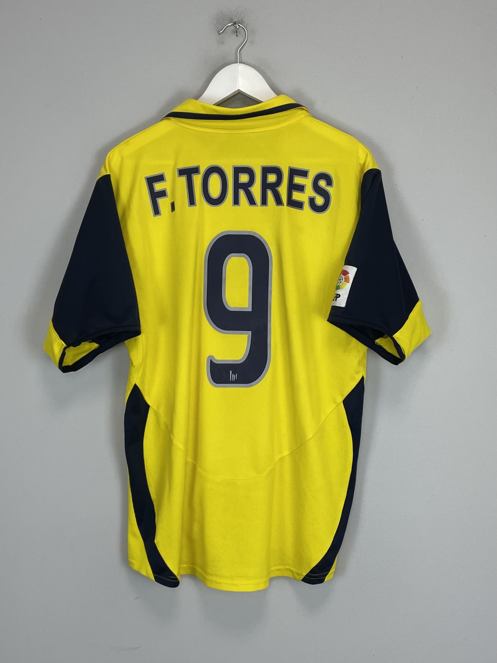 2003/04 ATLETICO MADRID TORRES #9 AWAY SHIRT (M) NIKE
