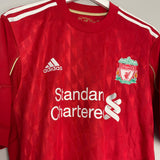 2010/12 LIVERPOOL TORRES #9 HOME SHIRT (M) ADIDAS