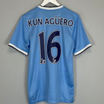 2013/14 MANCHESTER CITY KUN AGUERO #16 HOME SHIRT (S) NIKE