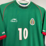 2001/02 MEXICO C.BLANCO #10 HOME SHIRT (M) ATLETICA