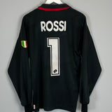 1996/97 AC MILAN ROSSI #1 GK SHIRT (M) LOTTO