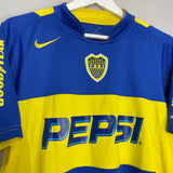 2004/05 BOCA JUNIORS TEVEZ #10 HOME SHIRT (M) NIKE