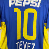 2004/05 BOCA JUNIORS TEVEZ #10 HOME SHIRT (M) NIKE