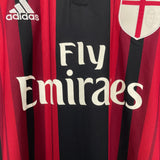 2014/15 AC MILAN HOME SHIRT (XL) ADIDAS