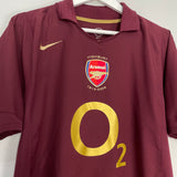 2005/06 ARSENAL HENRY #14 HOME SHIRT (M) NIKE