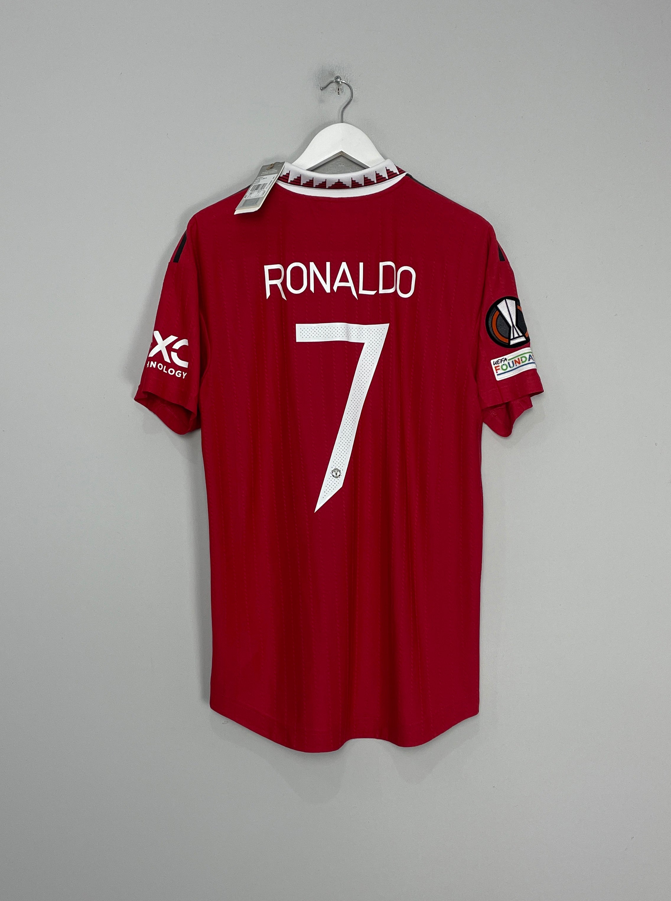 2022/23 MANCHESTER UNITED RONALDO #7 *BNWT* PLAYER ISSUE HOME SHIRT (L) ADIDAS