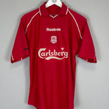 2000/02 LIVERPOOL OWEN #10 HOME SHIRT (M) REEBOK