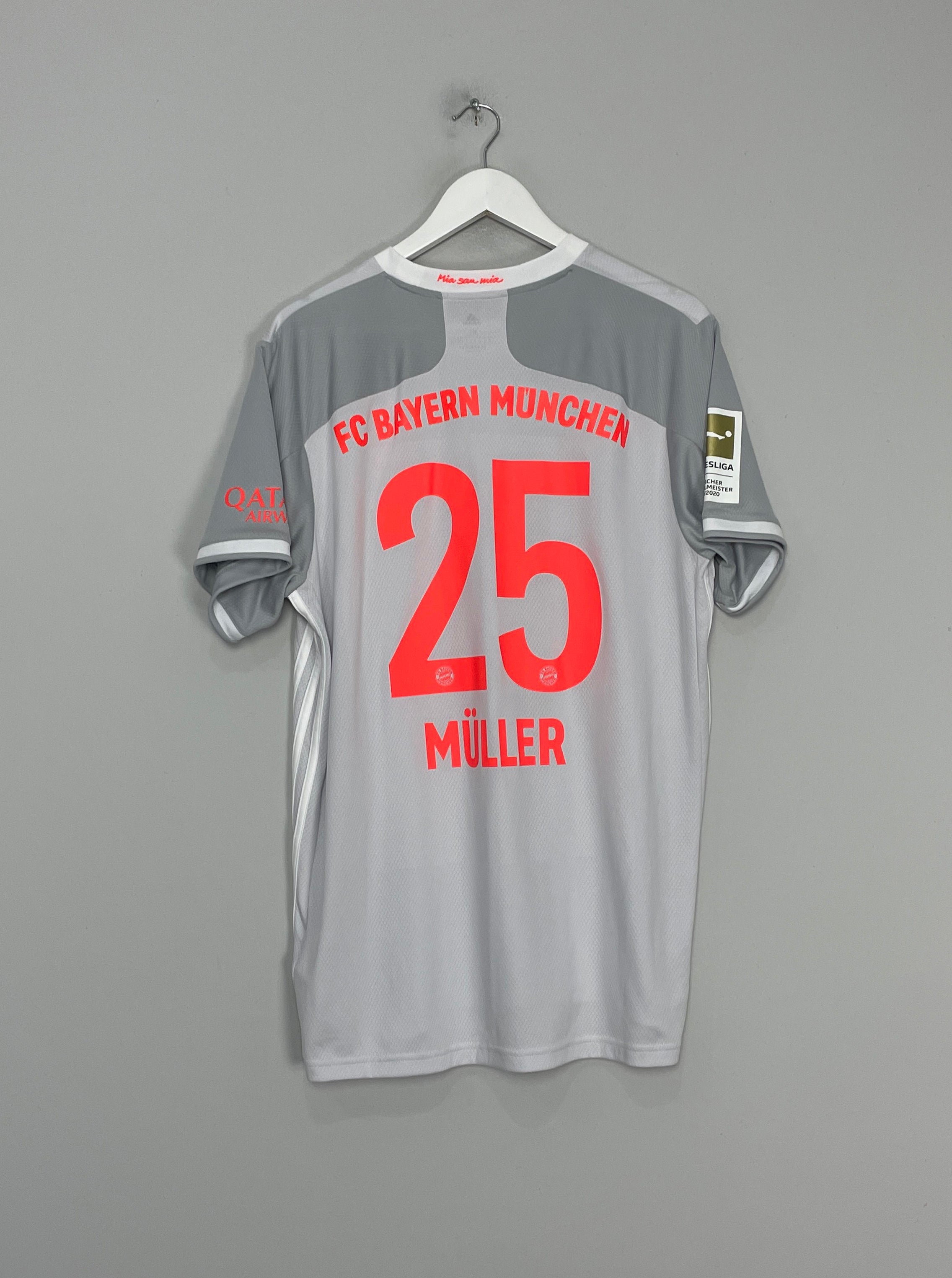 2020/21 BAYERN MUNICH MULLER #25 AWAY SHIRT (XL) ADIDAS