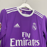 2016/17 REAL MADRID L/S AWAY SHIRT (L.KIDS) ADIDAS