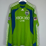 2009/10 SEATTLE SOUNDERS *PLAYER ISSUE* L/S HOME SHIRT (XL) ADIDAS