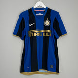 2008/09 INTER MILAN IBRAHIMOVIC #8 HOME SHIRT (M) NIKE