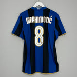 2008/09 INTER MILAN IBRAHIMOVIC #8 HOME SHIRT (M) NIKE