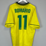 1994/96 BRAZIL ROMARIO #11 HOME SHIRT (XL) UMBRO