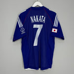 2002/04 JAPAN NAKATA #7 *PLAYER ISSUE* HOME SHIRT (L) ADIDAS