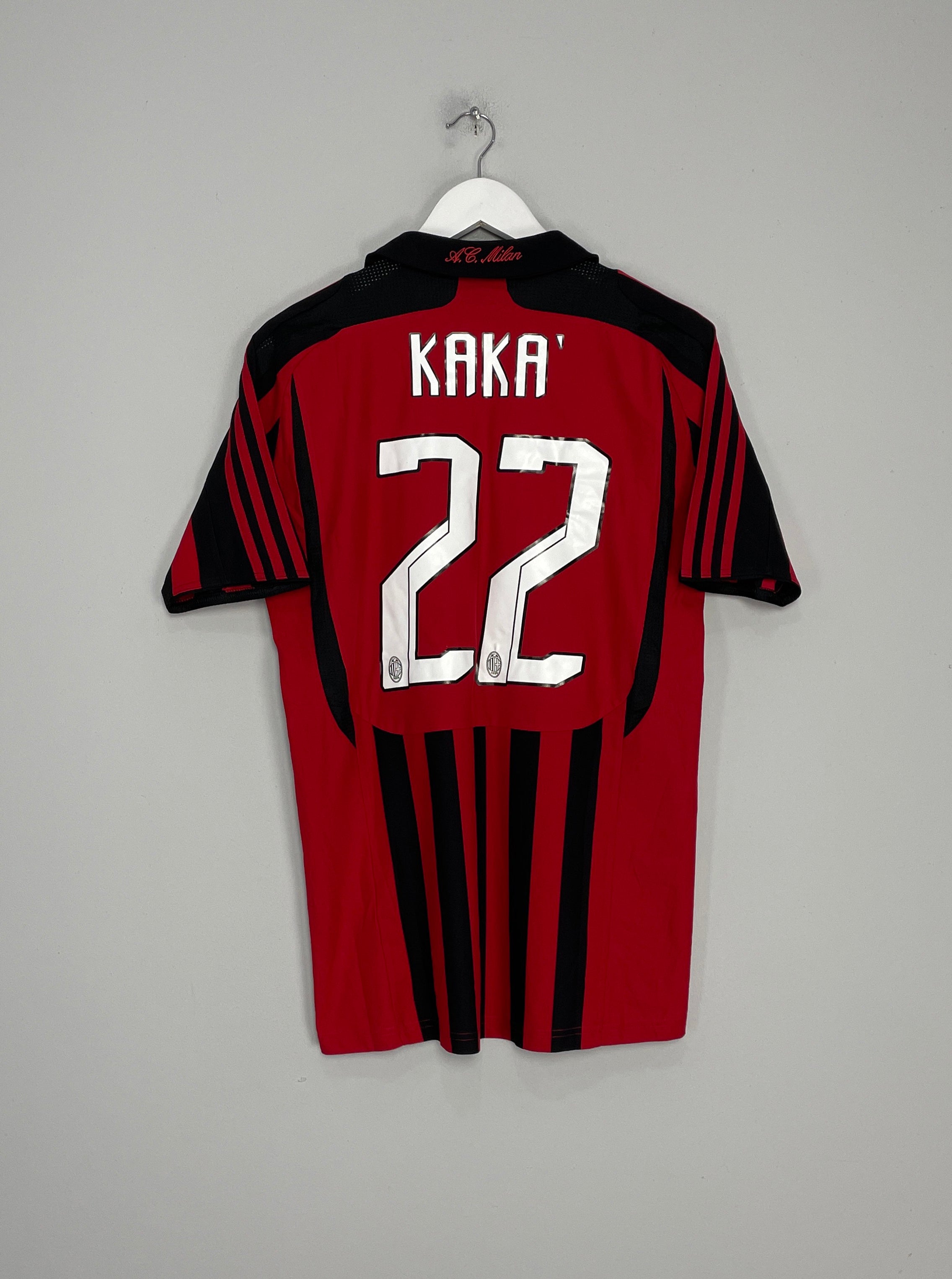 2007/08 AC MILAN KAKA #22 HOME SHIRT (S) ADIDAS