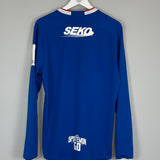 2022/23 RANGERS L/S HOME SHIRT (L) CASTORE