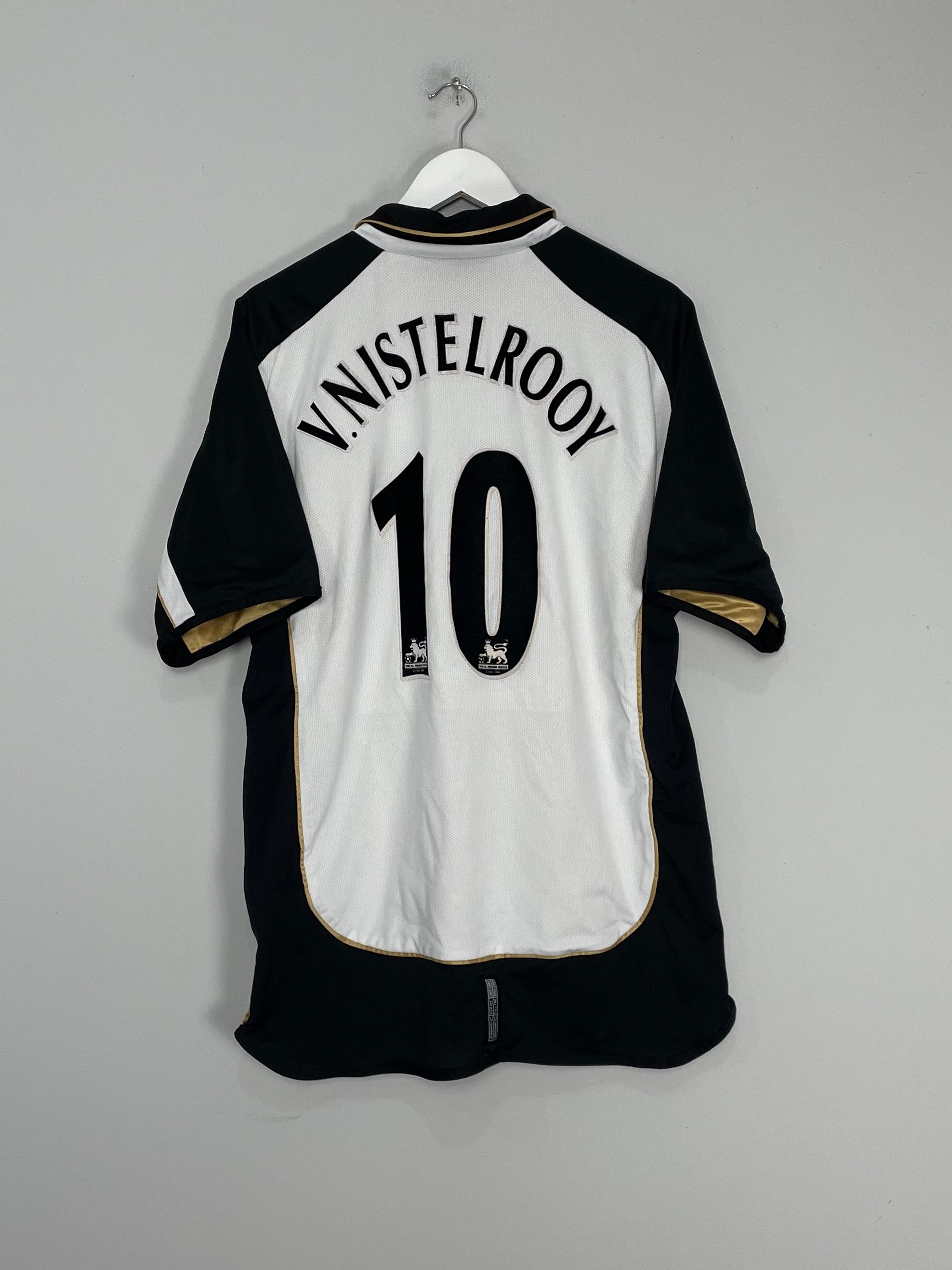 2001/02 MANCHESTER UNITED V.NISTELROOY #10 *CENTENARY* AWAY/THIRD SHIRT (XL) UMBRO