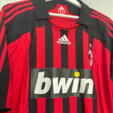 2007/08 AC MILAN KAKA #22 HOME SHIRT (XL) ADIDAS