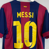 2014/15 BARCELONA MESSI #10 HOME SHIRT (L) NIKE