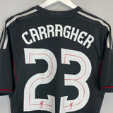 2011/12 LIVERPOOL CARRAGHER #23 AWAY SHIRT (M) ADIDAS