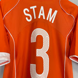 2004/06 NETHERLANDS STAM #3 HOME SHIRT (L) NIKE