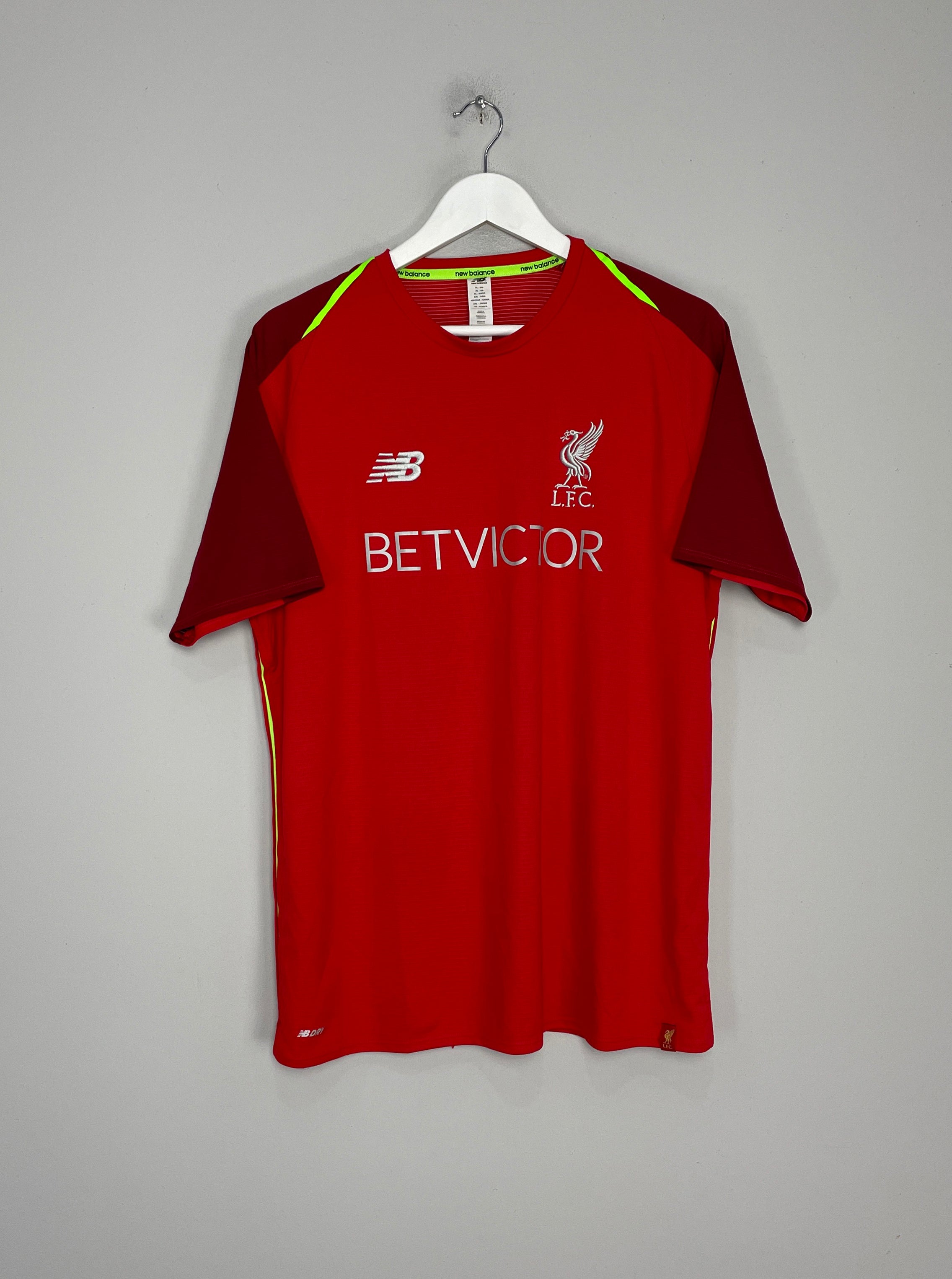 2018/19 LIVERPOOL TRAINING SHIRT (XL) NEW BALANCE