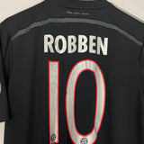 2014/15 BAYERN MUNICH ROBBEN #10 C/L THIRD SHIRT (M) ADIDAS