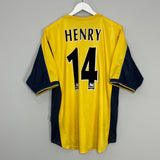 Image of the Arsenal Henry shirt from the 1999/01 season