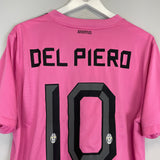 2011/13 JUVENTUS DEL PIERO #10 AWAY SHIRT (L) NIKE