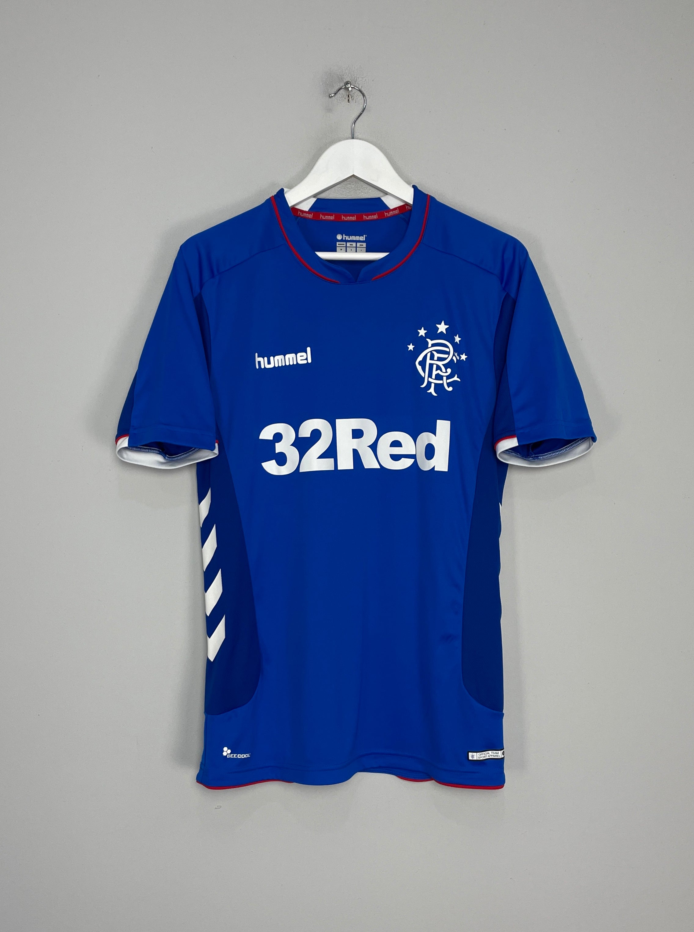 2018/19 RANGERS HOME SHIRT (M) HUMMEL