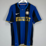 2008/09 INTER MILAN FIGO #7 HOME SHIRT (L) NIKE