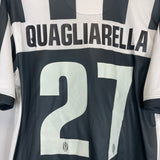 2012/13 JUVENTUS QUAGLIARELLA #27 HOME SHIRT (L) NIKE