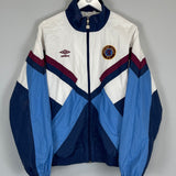 1990/92 ASTON VILLA TRAINING JACKET (M) UMBRO