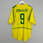 Image of the Brazil Ronaldo shirt from the 2002/04 season