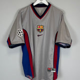 1999/00 BARCELONA AWAY SHIRT C/L (XL) NIKE