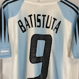 2004/05 ARGENTINA BATISTUTA #9 HOME SHIRT (M) ADIDAS