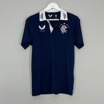 Image of the Rangers polo shirt from the 2020/21 season