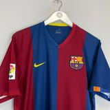 2006/07 BARCELONA RONALDINHO #10 HOME SHIRT (L) NIKE