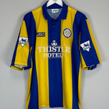 1993/94 LEEDS UNITED AWAY SHIRT (XL) ASICS